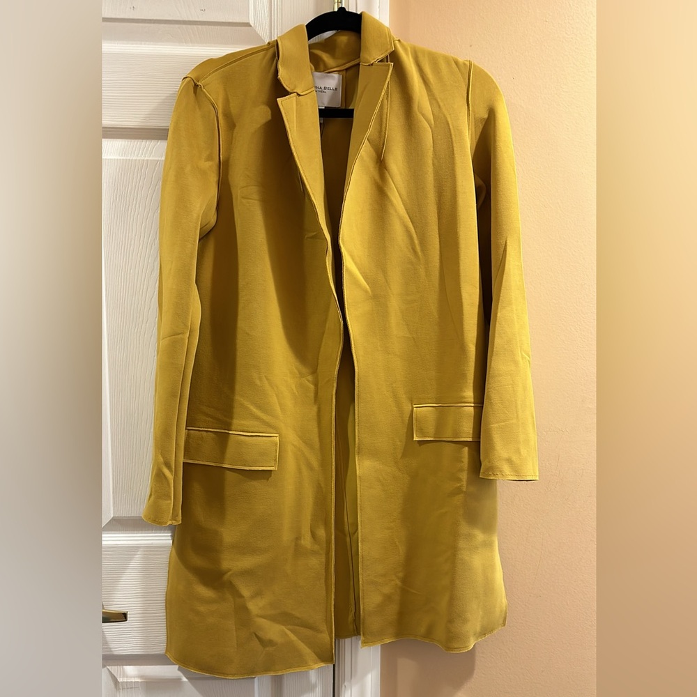 Mustard blazer women’s spring fall